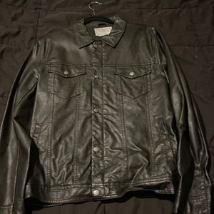 Trucker Jacket by Your Neighbor Size Large cooor black like new